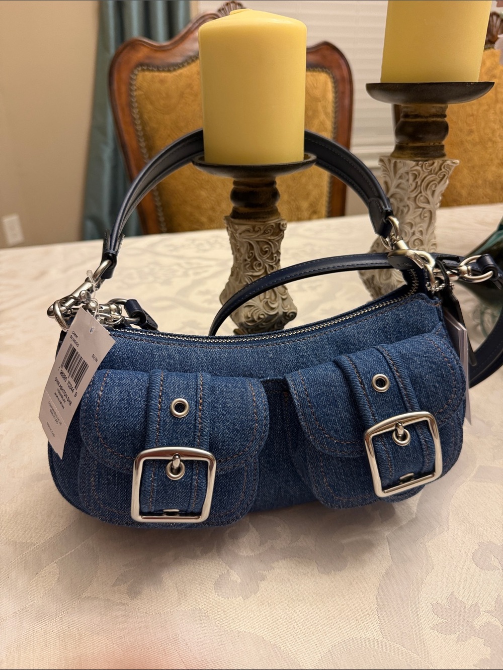 NWT Coach Denim Ashton Shoulder Bag/ Crossbody